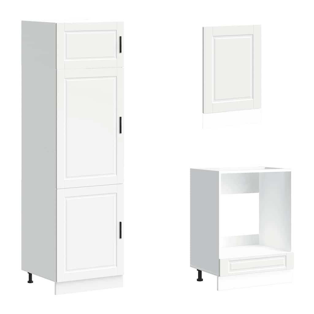 7 Piece Kitchen Cabinet Set Kalmar Engineered Wood