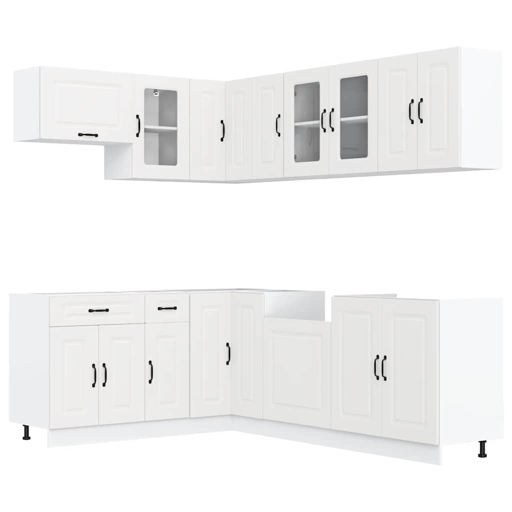 11 Piece Kitchen Cabinet Set Kalmar Engineered Wood