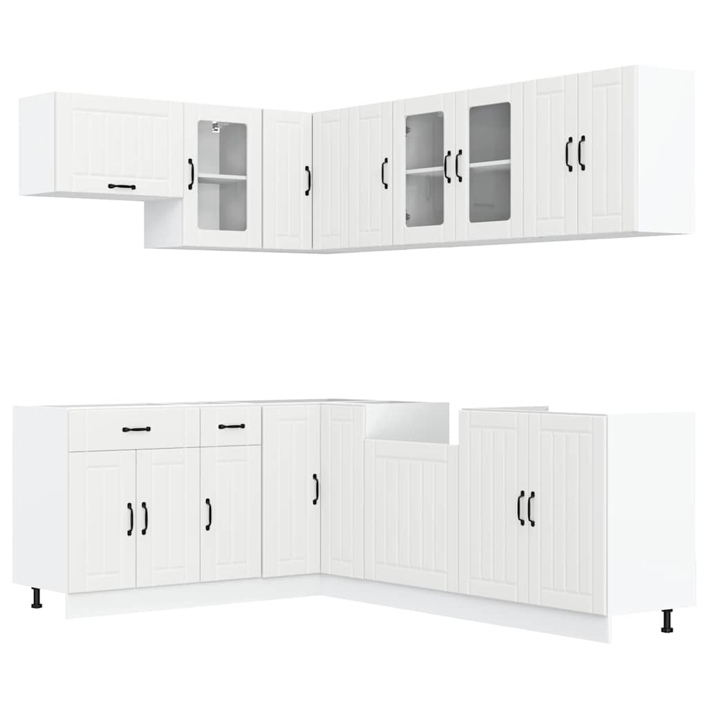 11 Piece Kitchen Cabinet Set Lucca Engineered Wood