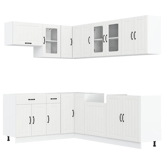 11 Piece Kitchen Cabinet Set Lucca Engineered Wood