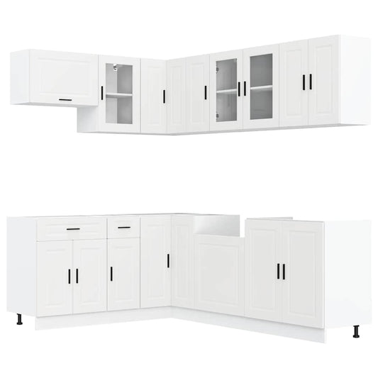 11 Piece Kitchen Cabinet Set Porto Engineered Wood