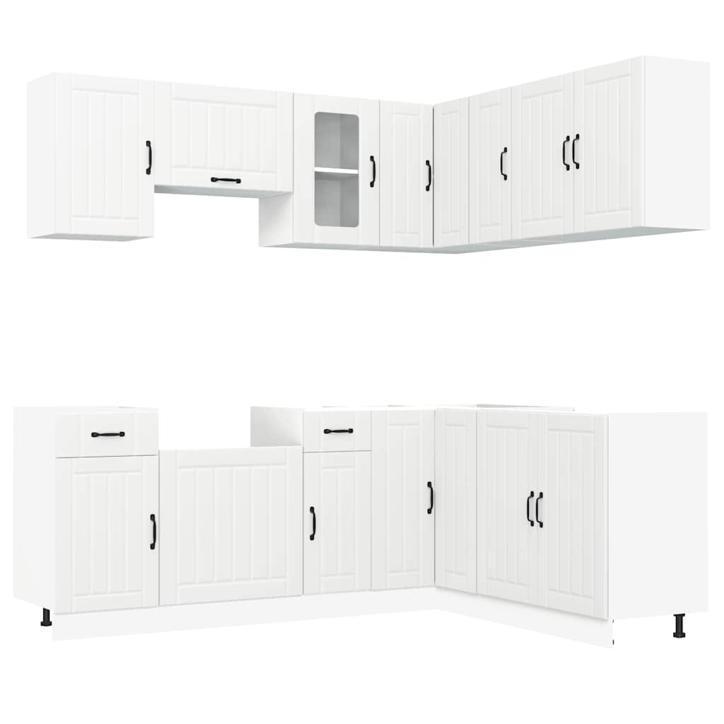 11 Piece Kitchen Cabinet Set Kalmar Engineered Wood
