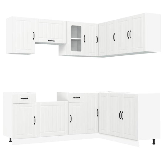 11 Piece Kitchen Cabinet Set Engineered Wood