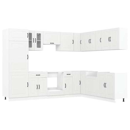 14 Piece Kitchen Cabinet Set Kalmar Engineered Wood