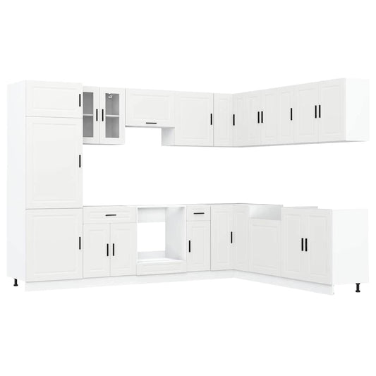 14 Piece Kitchen Cabinet Set Porto Engineered Wood