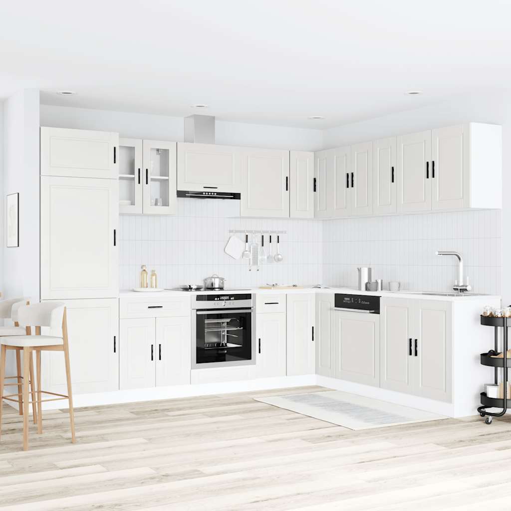 14 Piece Kitchen Cabinet Set Porto Engineered Wood